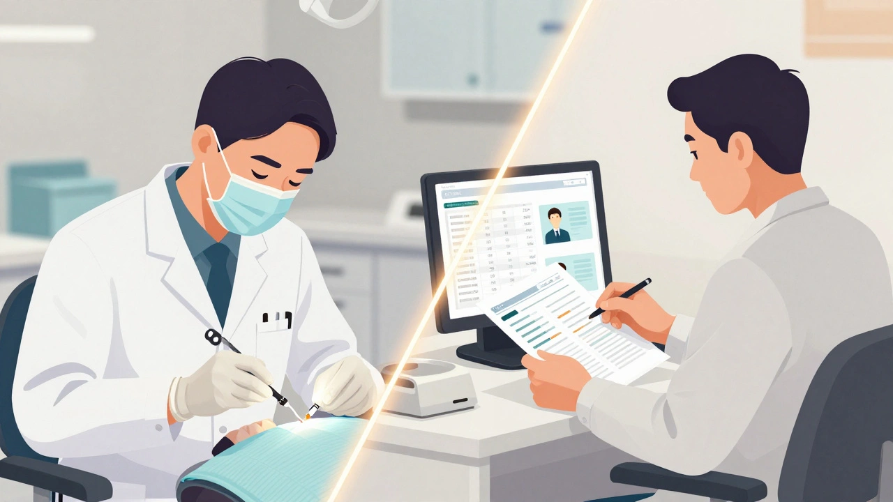 Dentist kombinuje klinickou práci s řízením podniku a marketingem.