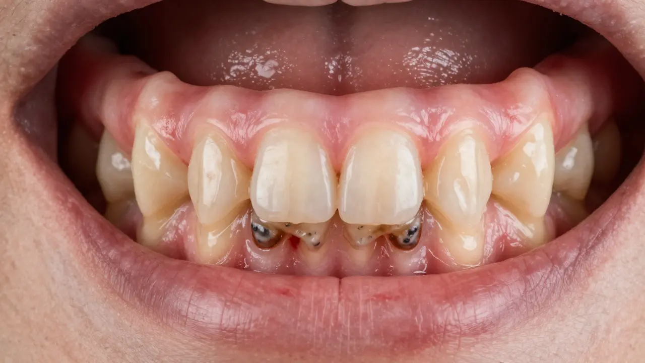 Zubní kámen pod dásní: jaké jsou možnosti léčby a co dělat, když ho nemůžete vidět