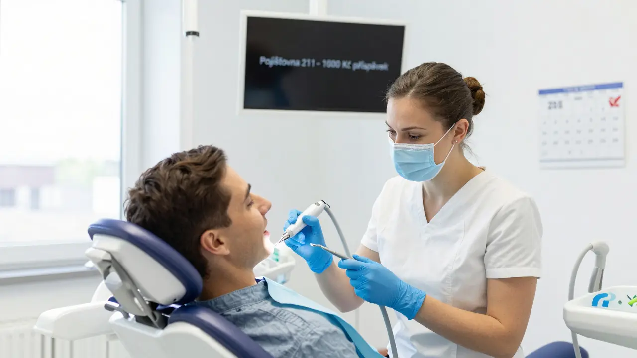 Kolik přispívá pojišťovna 211 na dentální hygienu? Všechny aktuální sazby 2026