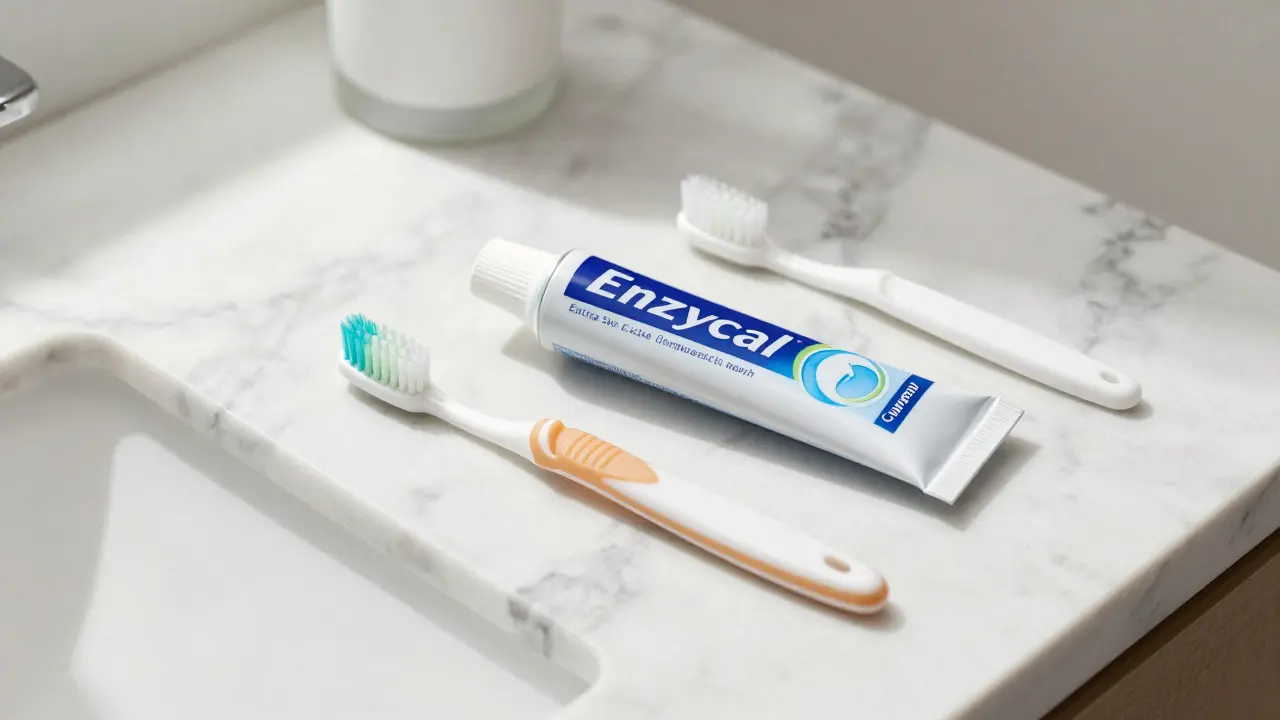 Kvalitní sada na ústní hygienu: kartáček, pasta a mezizubní kartáčky